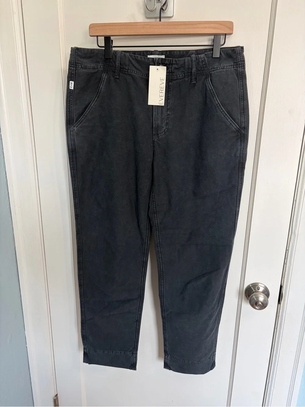 NWT Citizens of Humanity Carter Utility Pant Washed Black Sz 29 $238